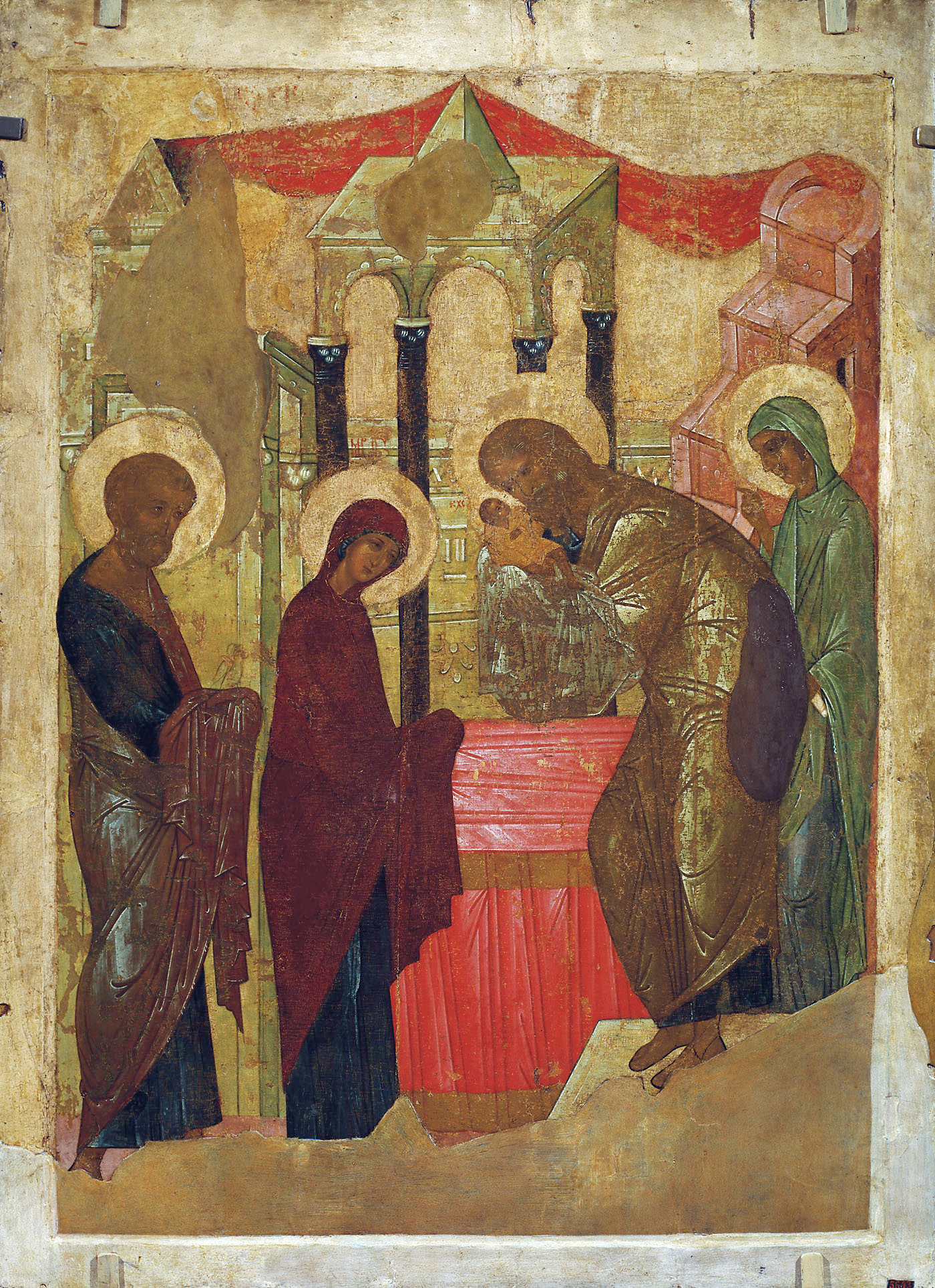 Presentation of Jesus at the Temple - Andrei Rublev - WikiArt.org