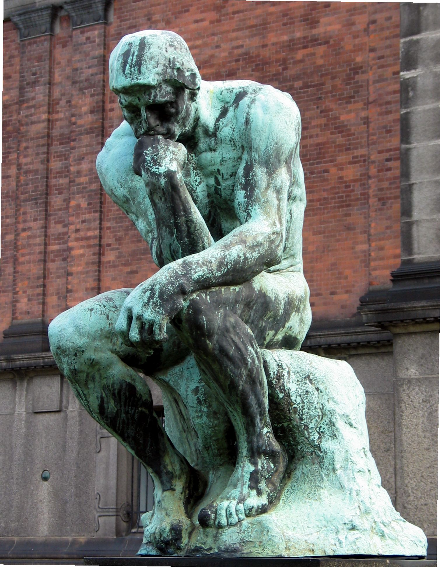 The Thinker Auguste Rodin encyclopedia of visual arts