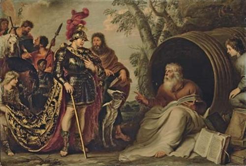 Alexander and Diogenes - Cornelis de Vos