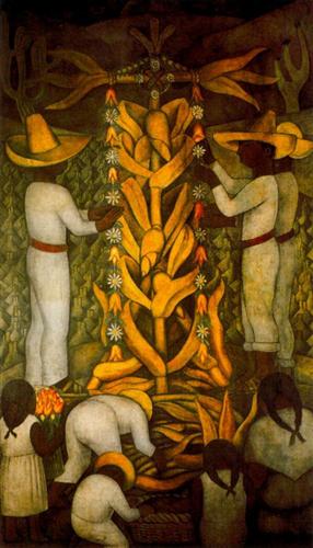 The Maize Festival - Diego Rivera