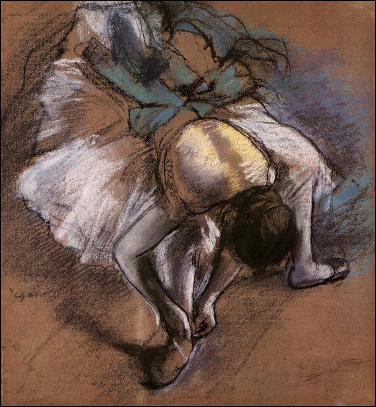 Dancer Adjusting Her Slipper Edgar Degas Encyclopedia