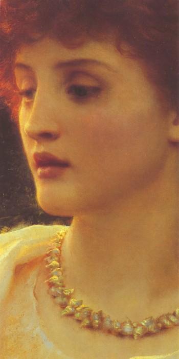 Sylvia (detail) - Frank Dicksee - sylvia-detail