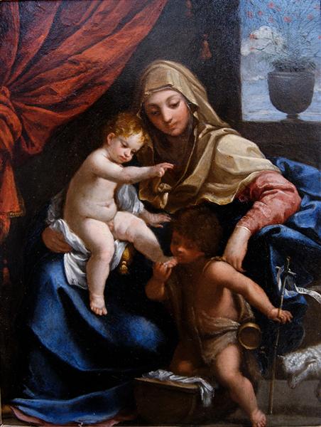 Virgen con el Niño y San Juan Bautista - Reni Guido