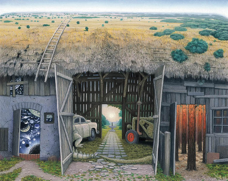 Fantastic Landscape Jacek Yerka WikiArt Encyclopedia Of 
