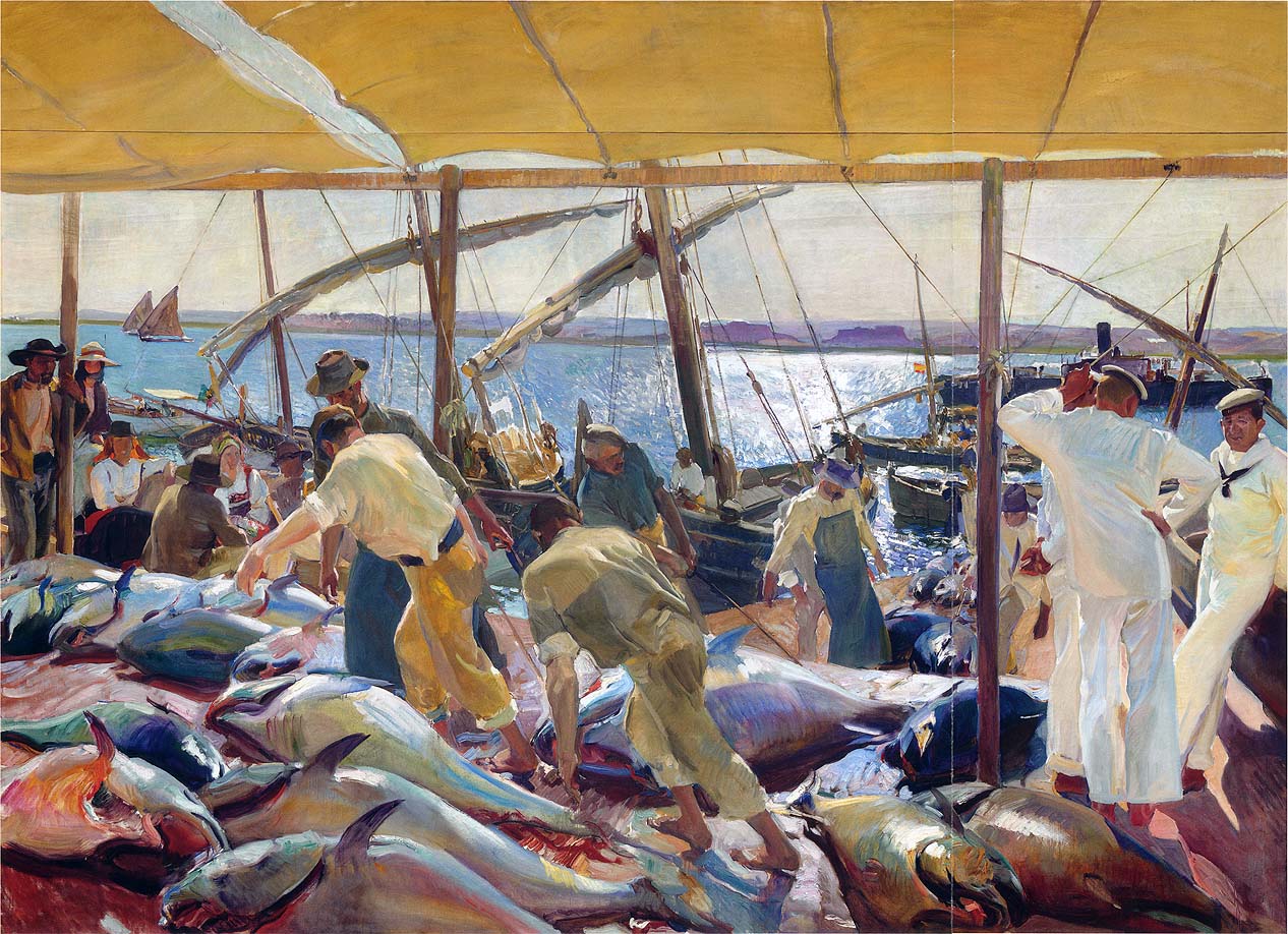 The Tunny Catch - Joaquín Sorolla - WikiArt.org - Encyclopedia Of ...