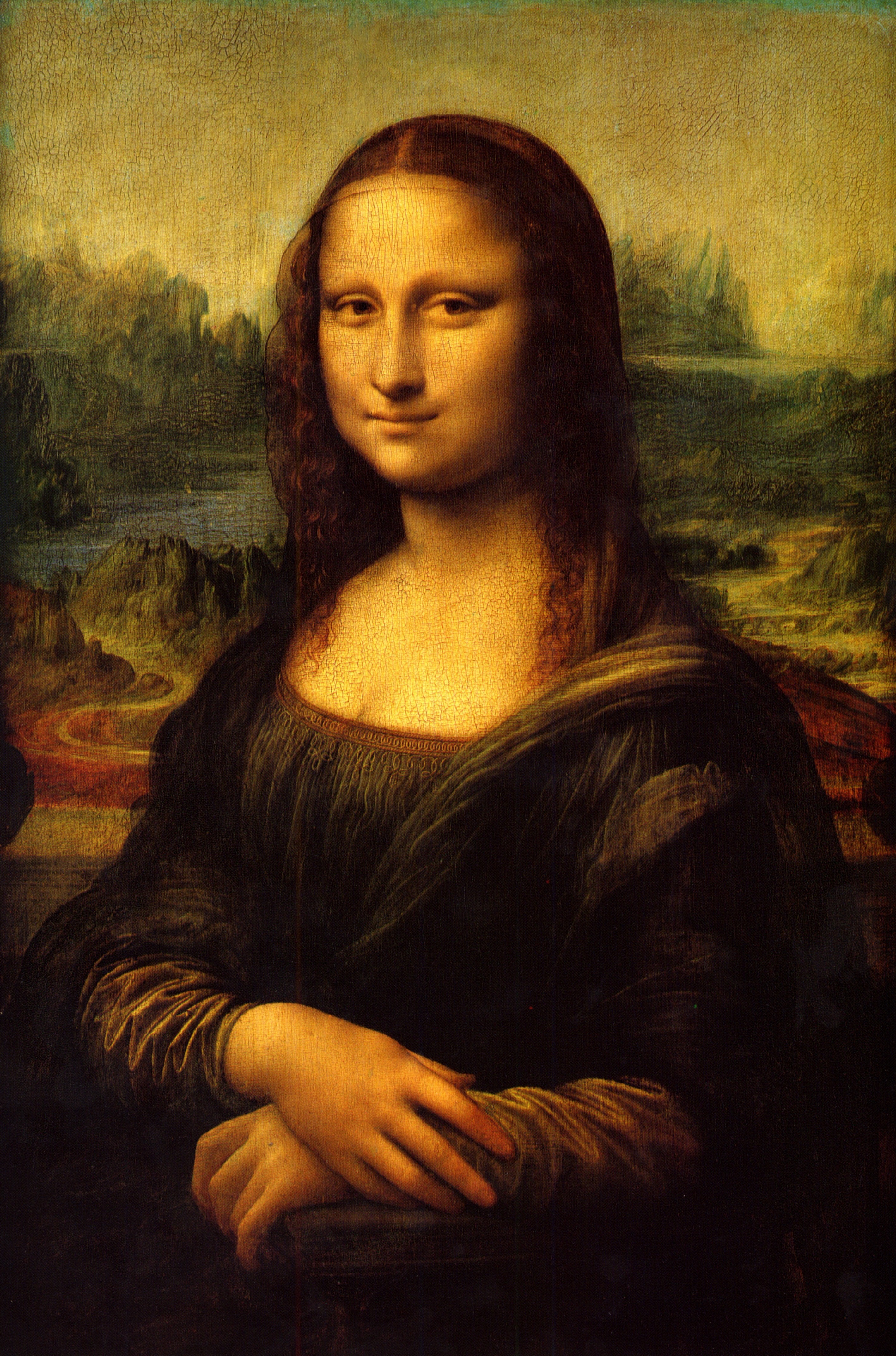 Mona Lisa by Leonardo da Vinci, painted between 1503  &amp; 1506