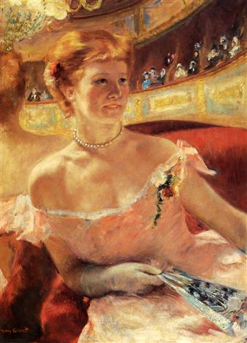 Woman with a Pearl Necklace - Mary Cassatt