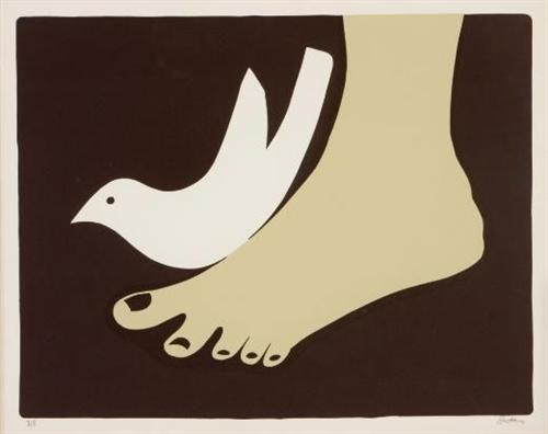 Bird on Foot - Walter Battiss - WikiArt.org