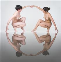 Modern and Contemporary Photography Circle of Life Water Reflection mirror Manfred Kielnhofer - Manfred Kielnhofer