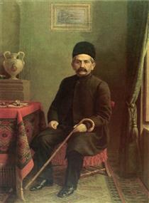 Portrait of Ali-Qoli Khan Bakhtiari - Kamal-ol-Molk