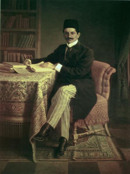 Portrait Of Hakim-ol-Molk - Камаль оль-Мольк