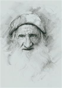 A 105 Year -old Farmer Form Qamsar Kashan - Morteza Katouzian