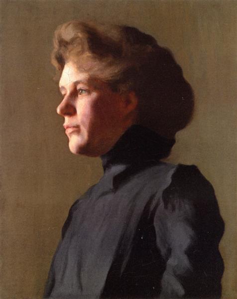 Portrait of a Lady, c.1908 - Джозеф Родефер Де Камп