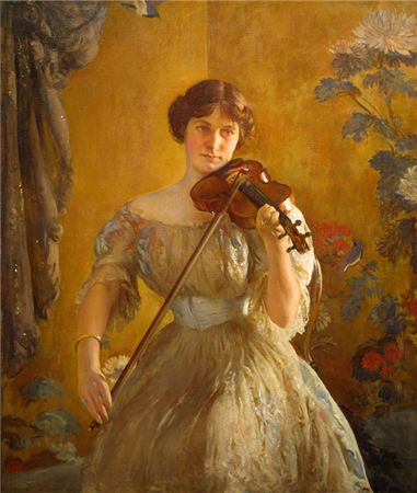 The Kreutzer Sonata (Violinist II), c.1912 - c.1914 - Джозеф Родефер Де Камп