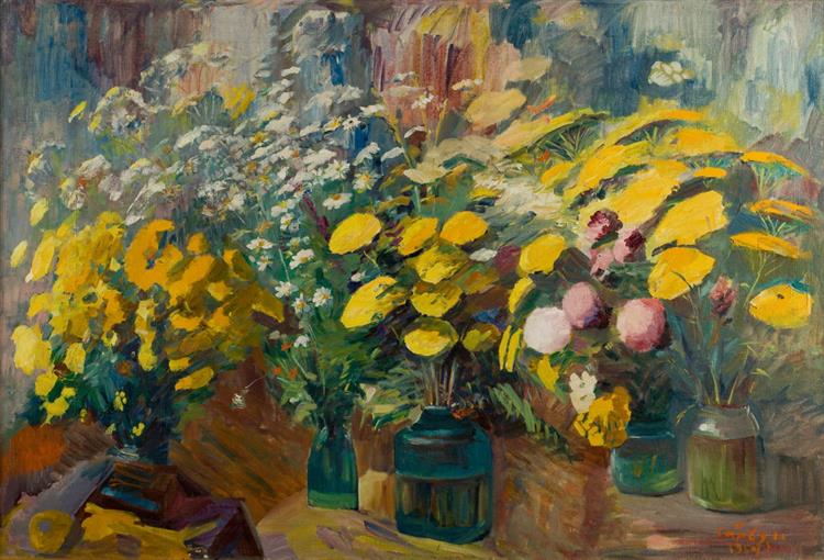 Цветы., 1954 - Мартирос Сарьян