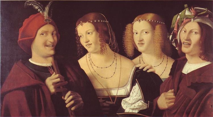 Four Laughing People - Bartolomeo Veneto
