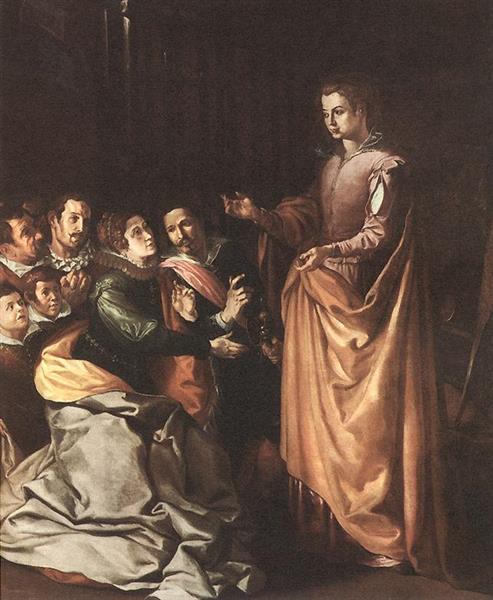 Saint Catherine Appearing to the Prisoners, 1629 - Франсиско Эррера