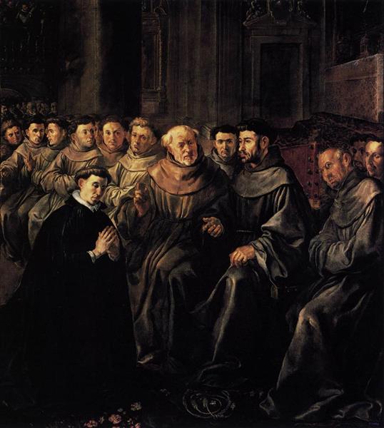 St Bonaventure Enters the Franciscan Order, 1628 - Francisco de Herrera le Vieux