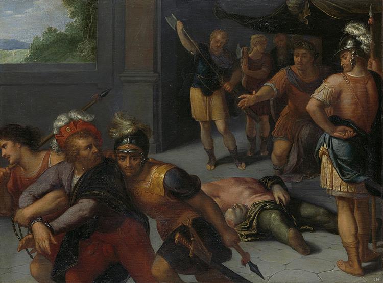 The Beheading of Paul Julius and the Imprisonment of Claudius Civilis, 1600 - 1613 - Отто ван Веен