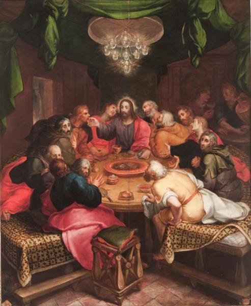 The Last Supper, 1590 - 1594 - Отто ван Веен