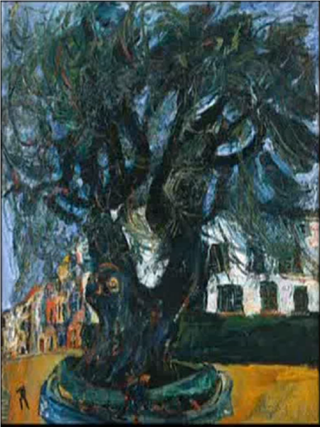 Tree of Vence, 1929 - Хаим Сутин