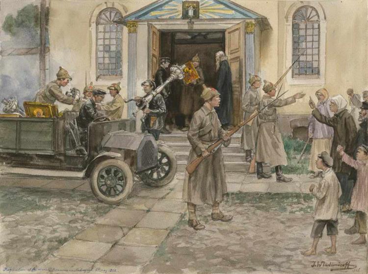 Confiscation of Church Property in Petrograd, 1922 - Іван Владіміров