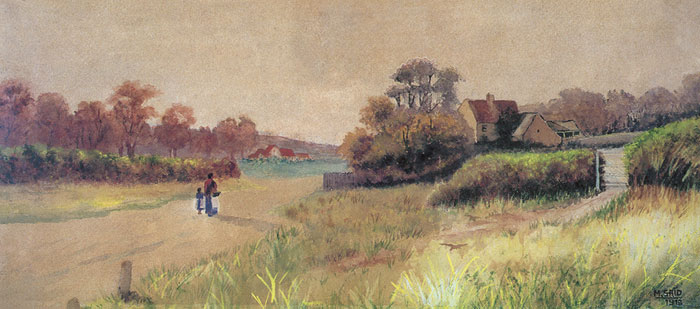 landscape, 1913 - Mahmoud Saiid