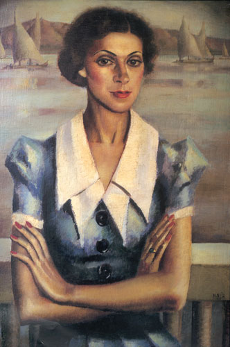 Lady in Front of the Nile, 1936 - Mahmoud Saiid
