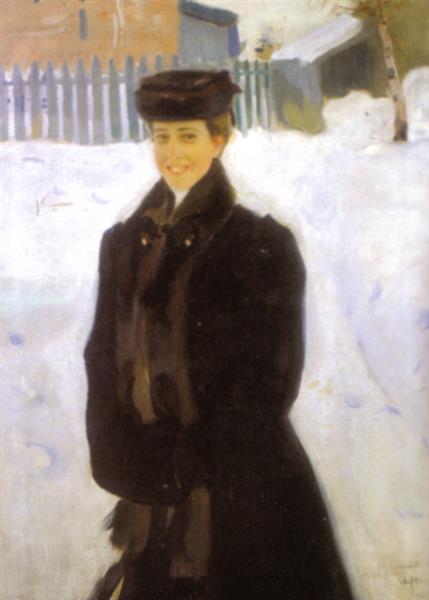Portrait of Liudmila Kuksina - Oleksandr Murashko