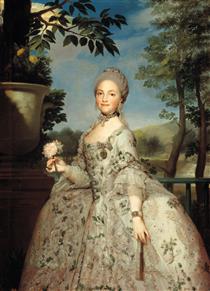 María Luisa of Parma, Princess of Asturias - Антон Рафаэль Менгс