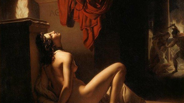 Cassandra Begging Minerva for Vengeance on Ajax, 1810 - Jérôme-Martin Langlois
