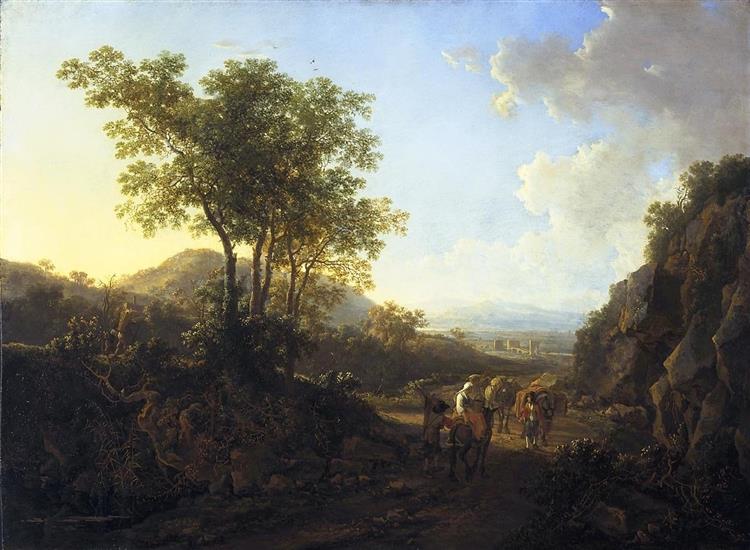 Italian Landscape, c.1650 - Jan Dirksz Both