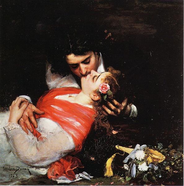 Le Baiser, 1868 - Каролюс-Дюран