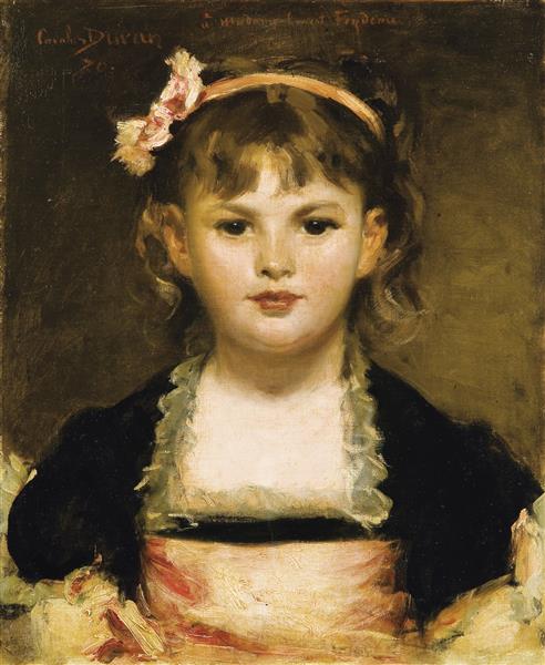 Portrait of a Girl, 1870 - Émile Auguste Carolus-Duran