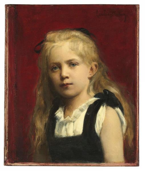 Portrait of a Girl, 1880 - Каролюс-Дюран