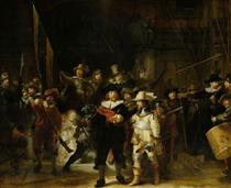Die Nachtwache - Rembrandt van Rijn