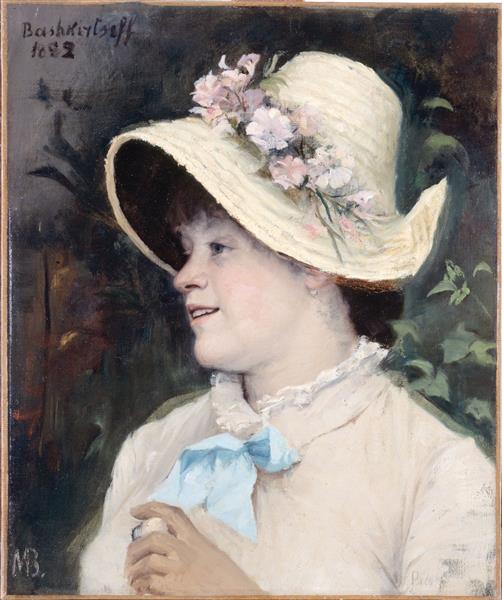 Paris, Portrait of Irma, 1882 - Marie Bashkirtseff