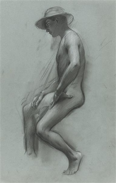 Hermes Psychopomps, 1898 - Adolf Hirémy-Hirschl
