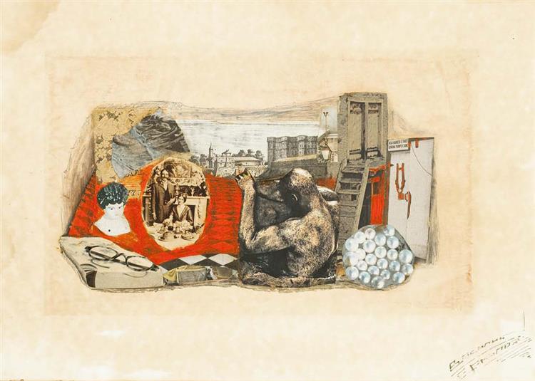 Collage, 1950 - Wassili Dmitrijewitsch Jermilow