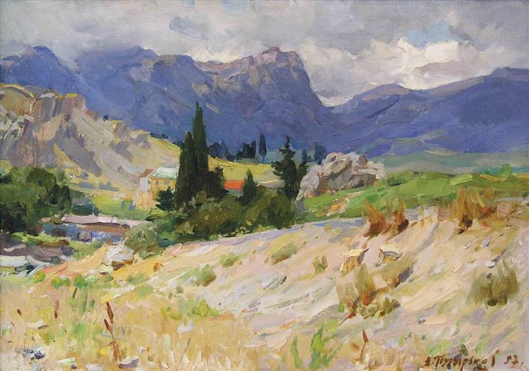 Crimean Landscape, 1957 - Victor Puzyrkov