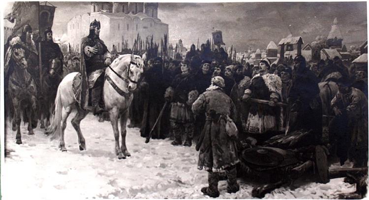 Novgorod Militia. Diploma Work by Victor Shatalin - Виктор Васильевич Шаталин