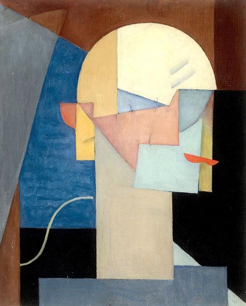 Cubist Portrait, 1923 - Витаутас Кайрюкштис