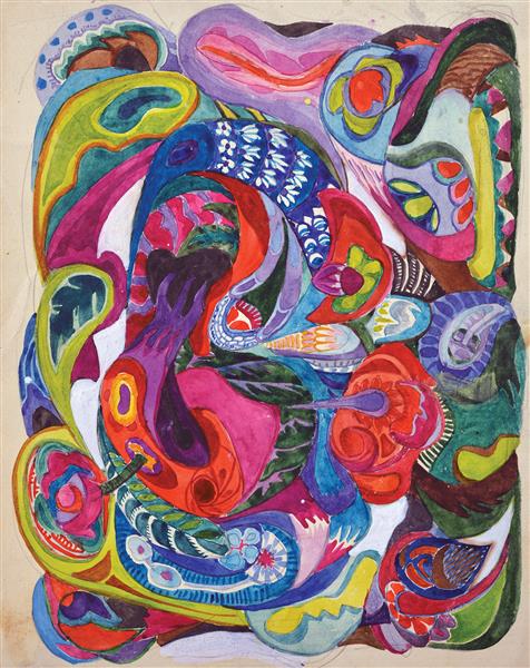 Sketch for Mosaique, 1960 - Алла Александровна Горская
