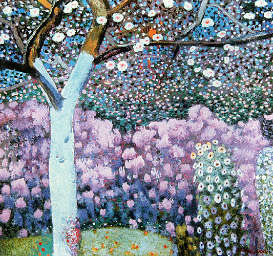 Garden in Blossom, 1986 - Виктор Иванович Зарецкий