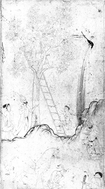 Shah Tahmasp in a Tree House - Behzād