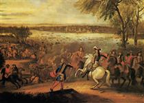 Louis Xiv Passing the Rhine, 1672 - Adam Frans van der Meulen