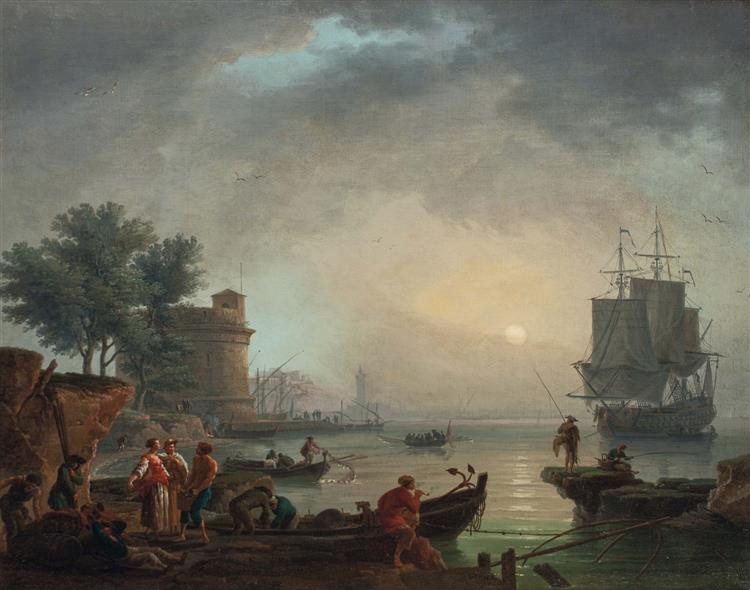 Huile Sur Toile, 1771 - Claude Joseph Vernet