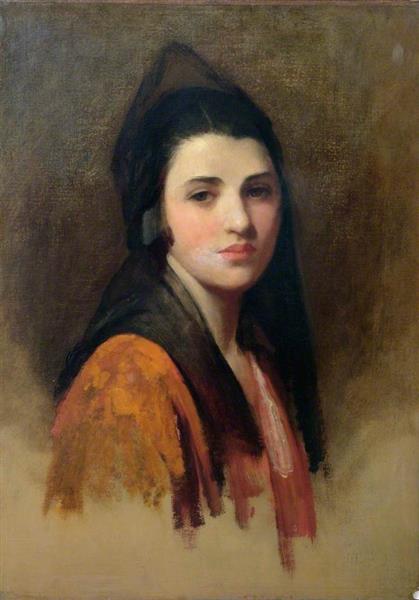 Portrait of a Young Woman, 1900 - Люк Филдес