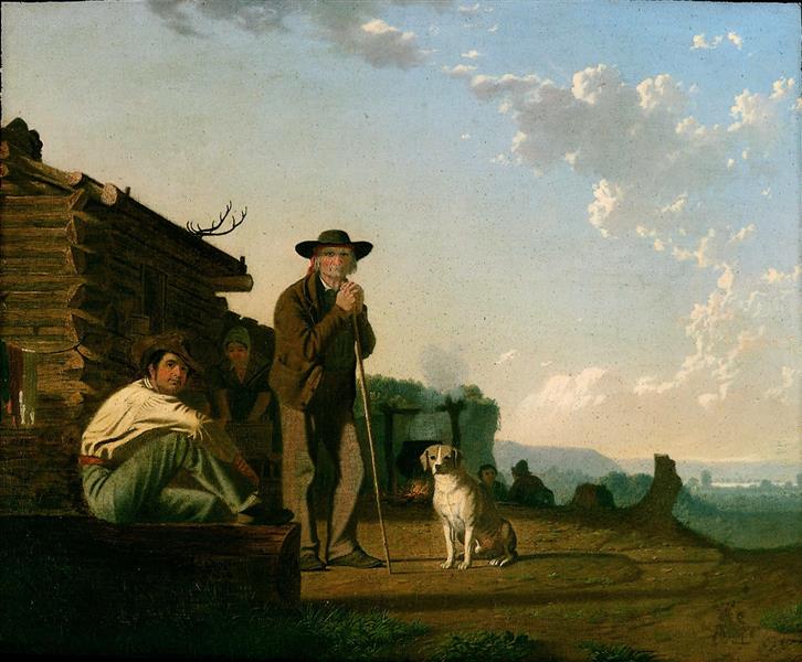 The Squatters, 1850 - Джордж Калеб Бингем