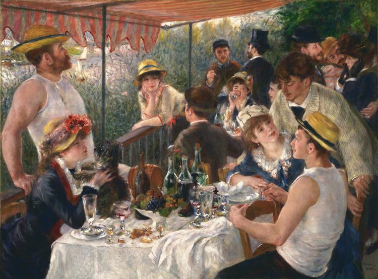 O Almoço dos Barqueiros, 1880 - 1881 - Pierre-Auguste Renoir